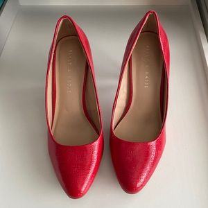 Kelly and Katie red heels. Size 8 1/2.